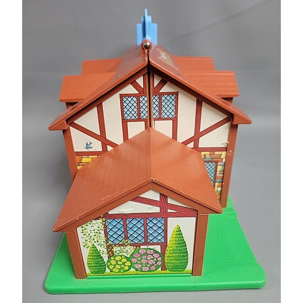 Fisher-Price Little People Play Family House 952 Brown TUDOR Vintage 1969-1980 - Picture 10 of 13